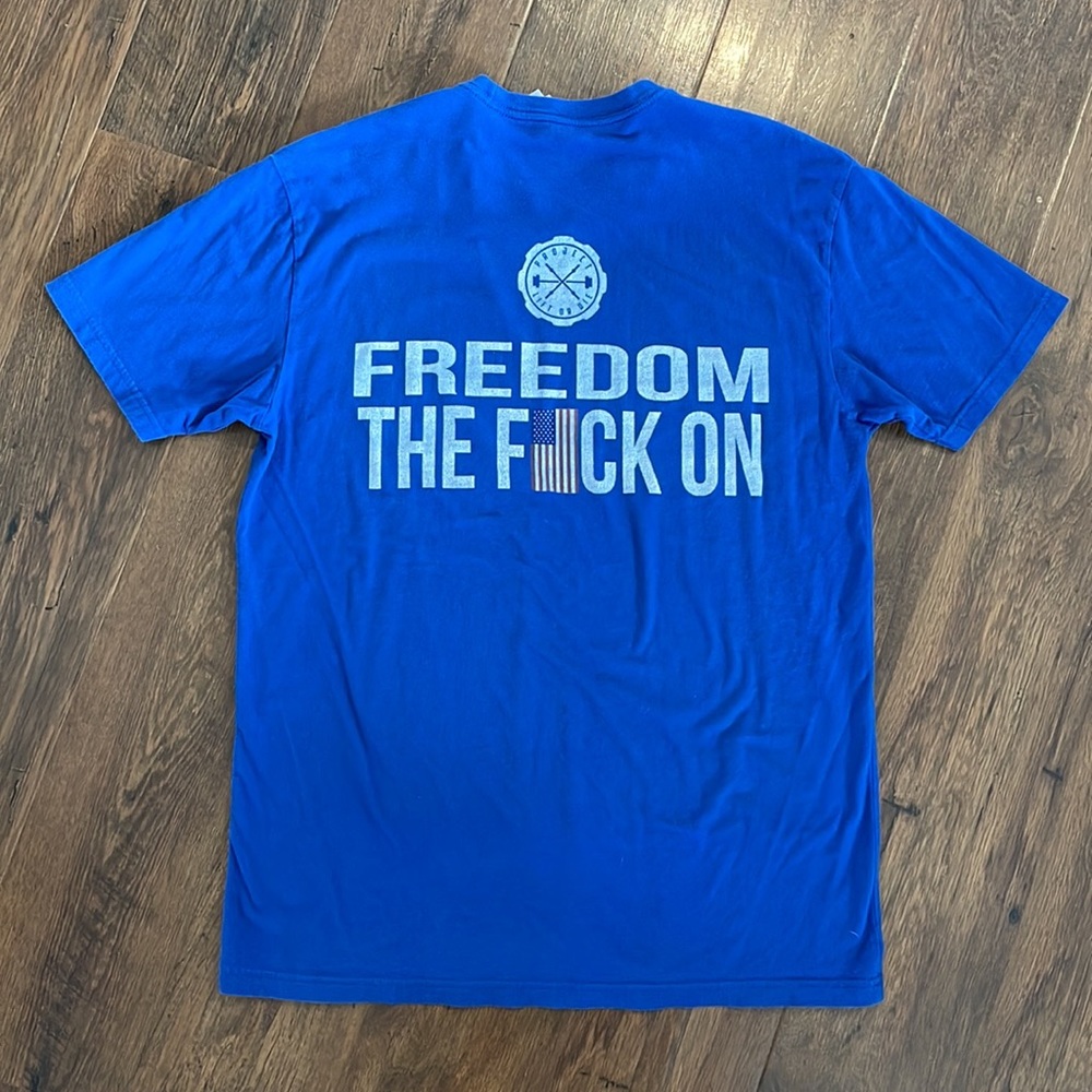 Project Lift or Die Freedom T-shirt Mens Large
